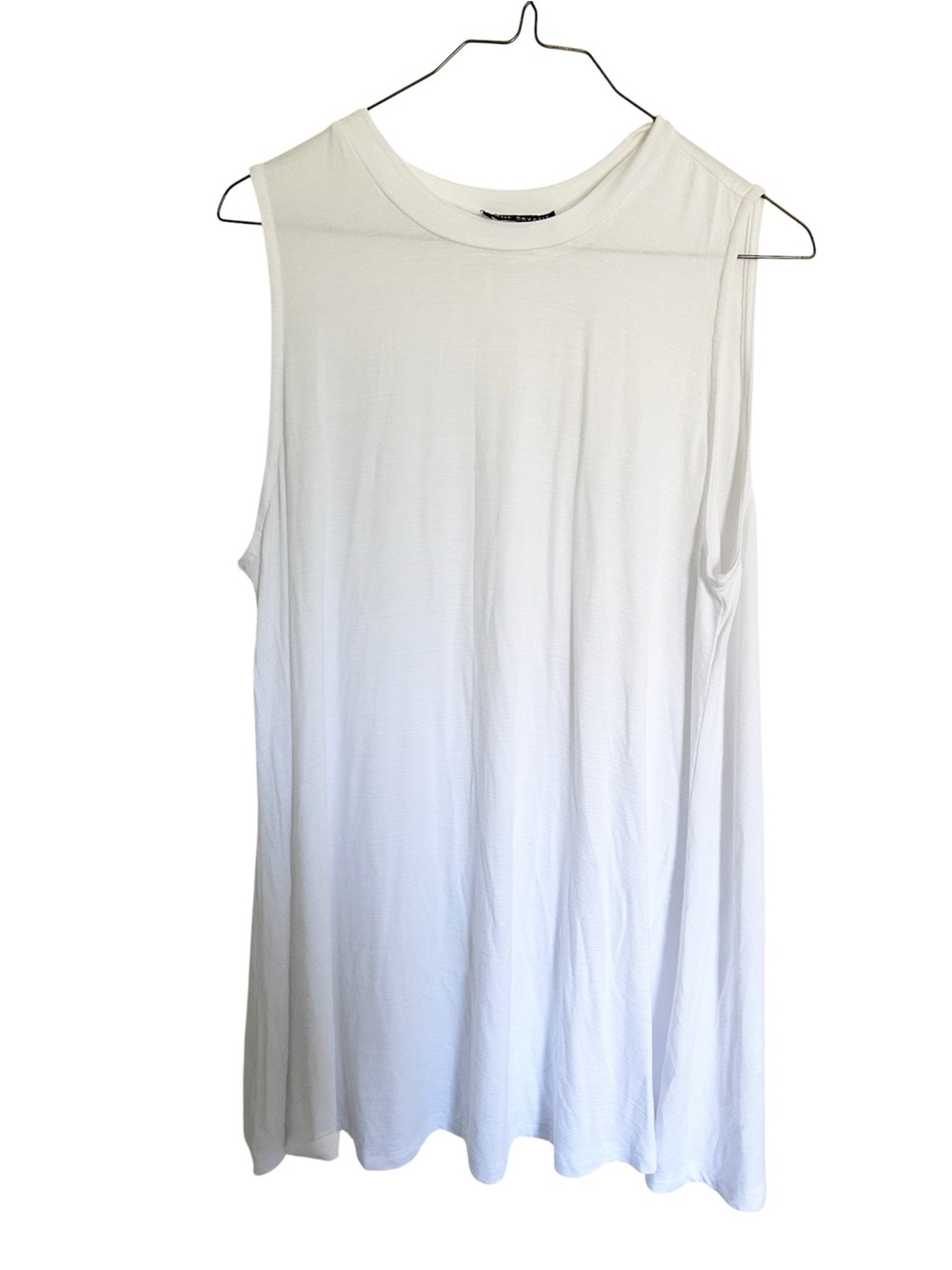 Lane Bryant White Sleeveless A-Line Tank Flowy Bohemian Size 14/16